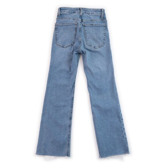 MNG Mango Sienna flare crop jeans size 1 - Picture 3 of 8